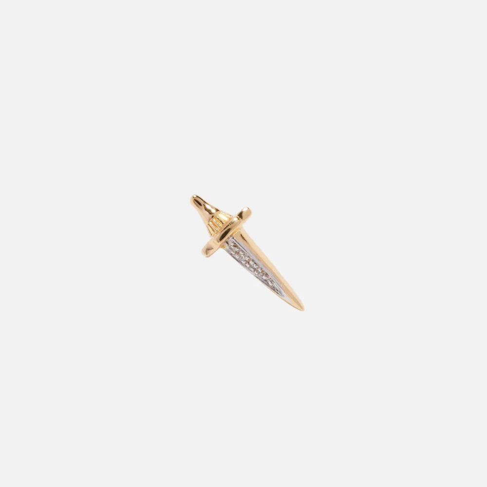 Dagger Pave Stud, Gold by Pamela Love - At Present Jewelry