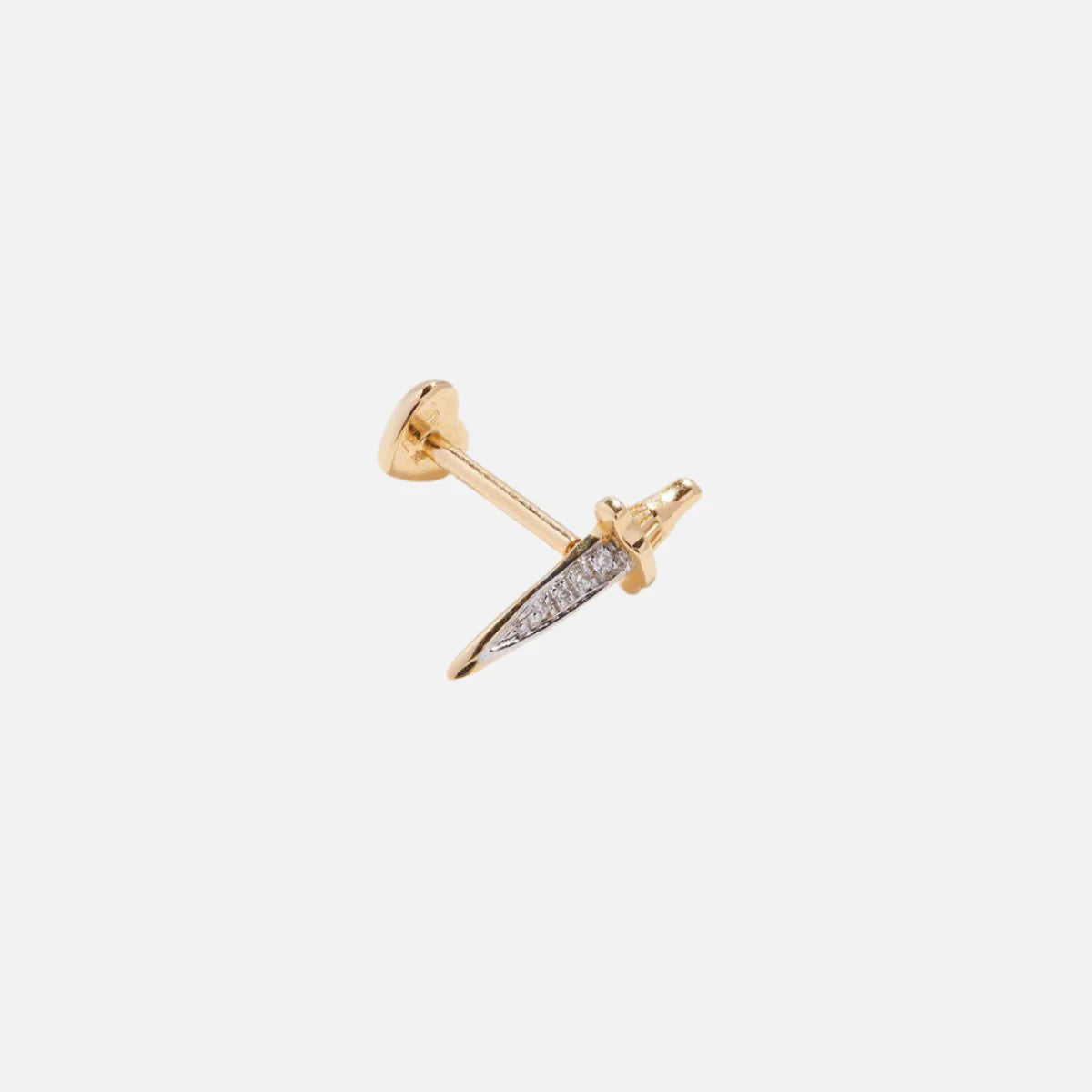 Dagger Pave Stud, Gold by Pamela Love - At Present Jewelry