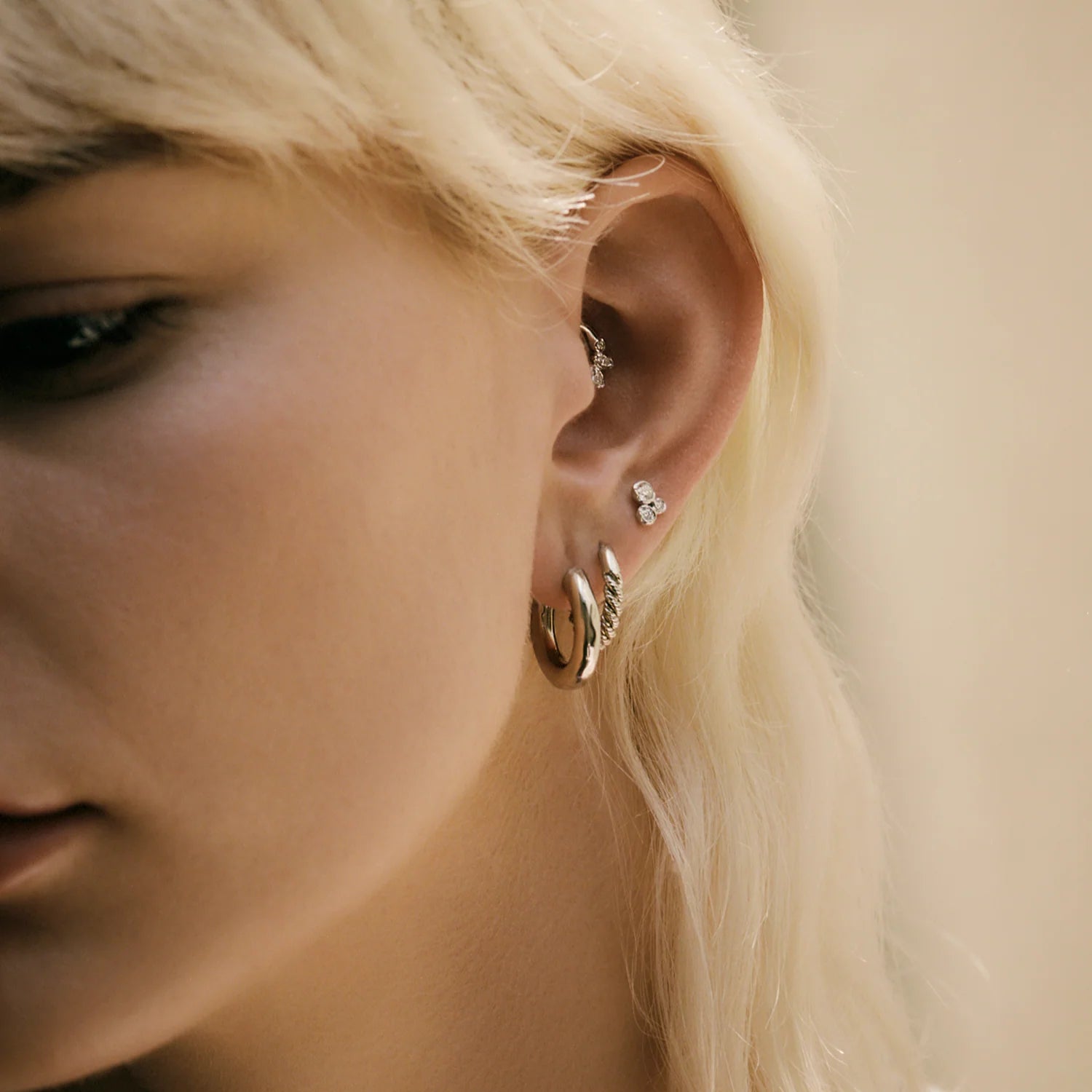 Molten Trio Stud by Pamela Love - At Present Jewelry