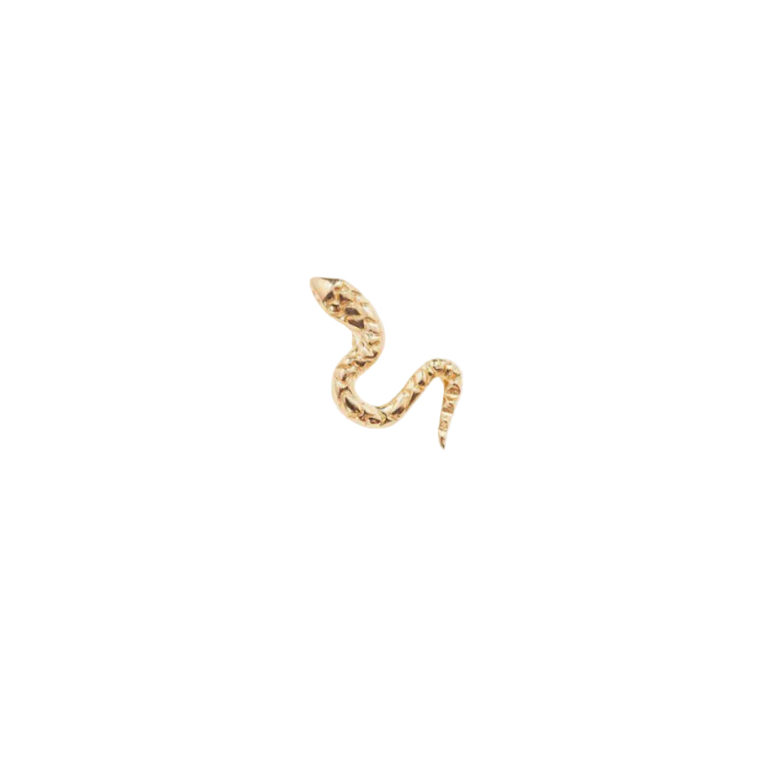 Serpent Stud, Gold by Pamela Love - At Present Jewelry
