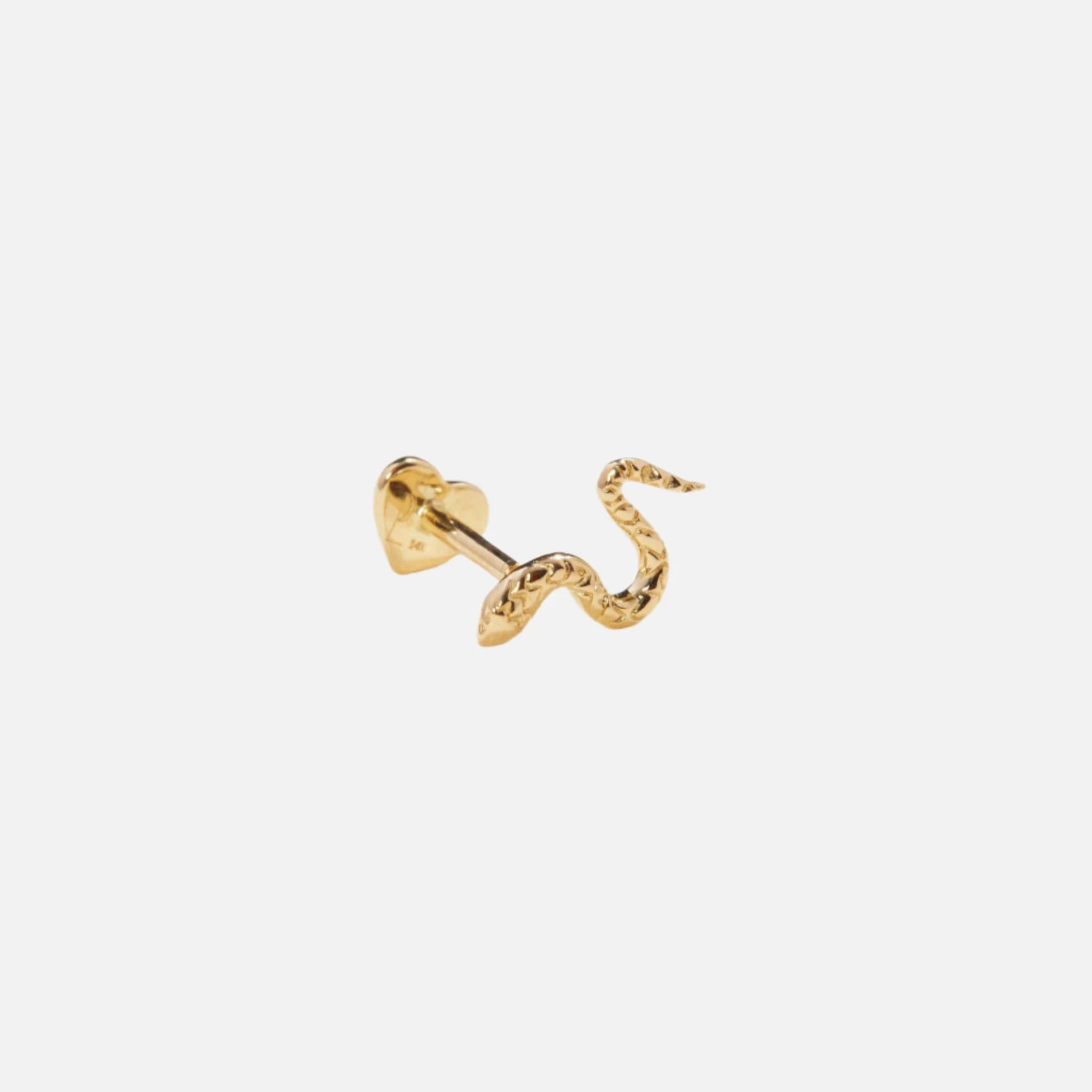 Serpent Stud, Gold by Pamela Love - At Present Jewelry