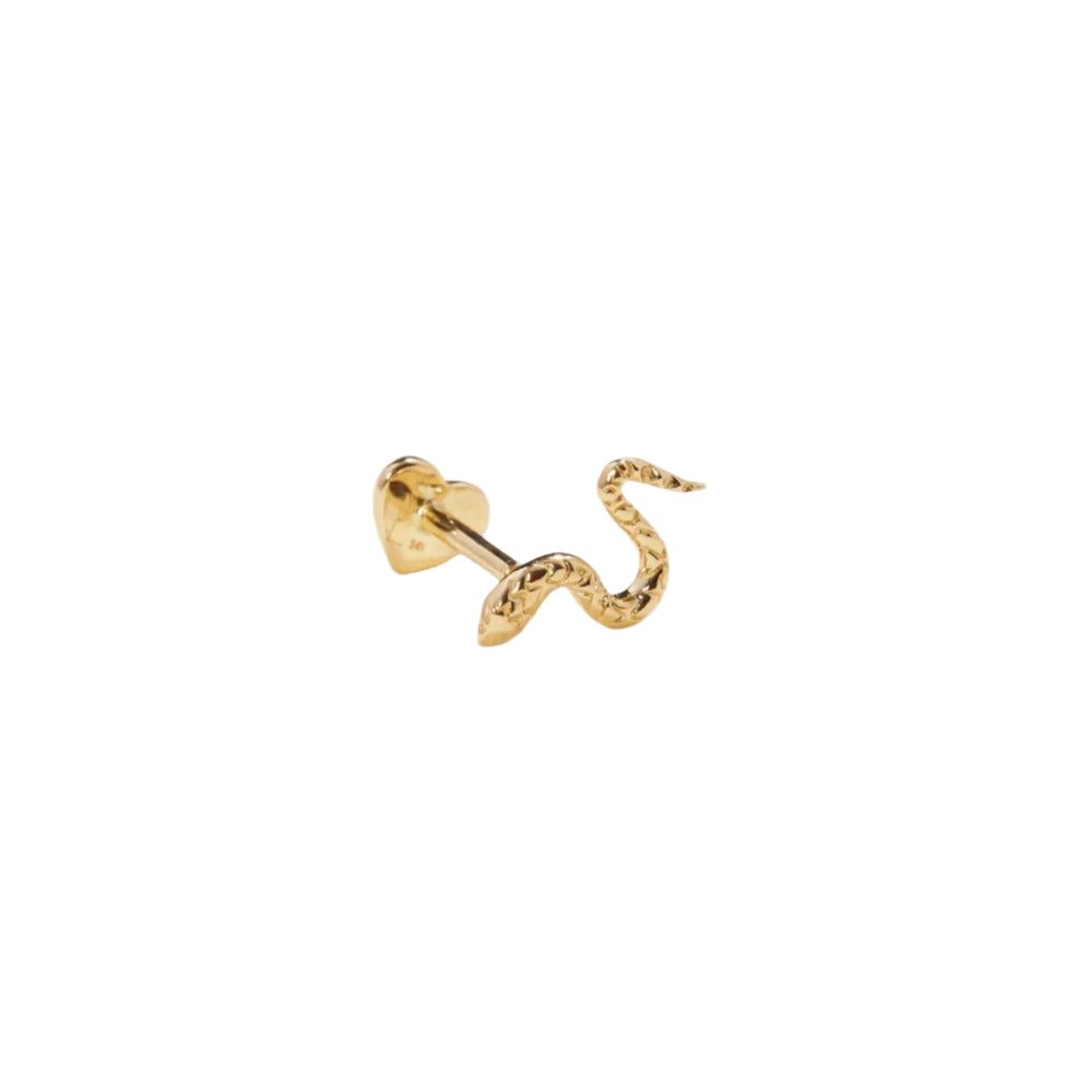 Serpent Stud, Gold by Pamela Love - At Present Jewelry