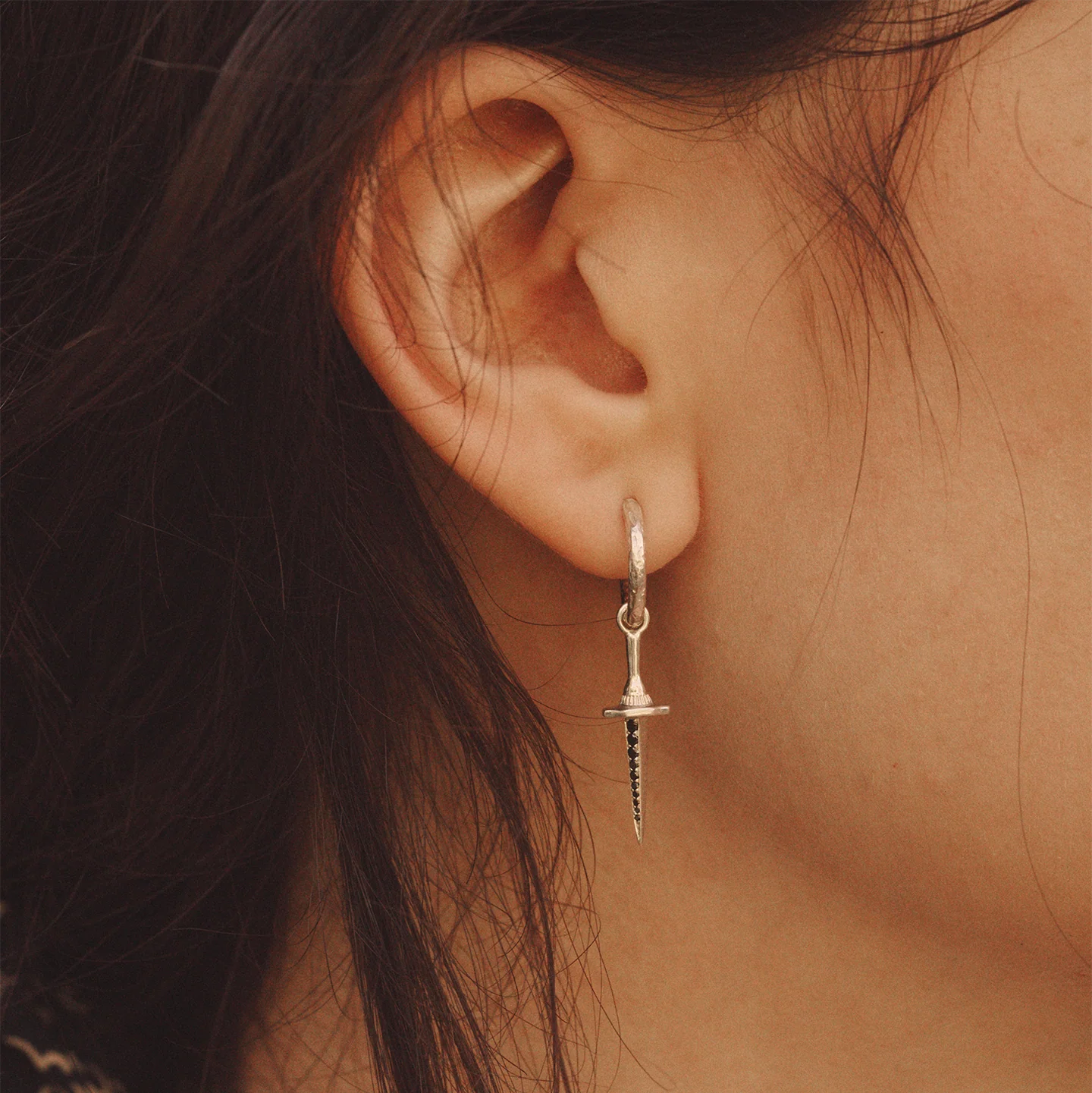 Dagger Charm, Silver by Pamela Love - At Present Jewelry