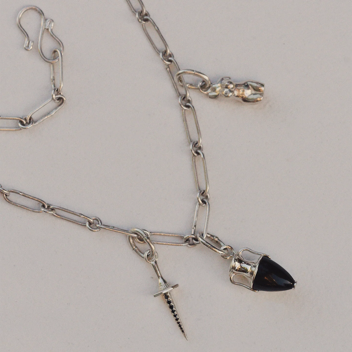 Dagger Charm, Silver by Pamela Love - At Present Jewelry