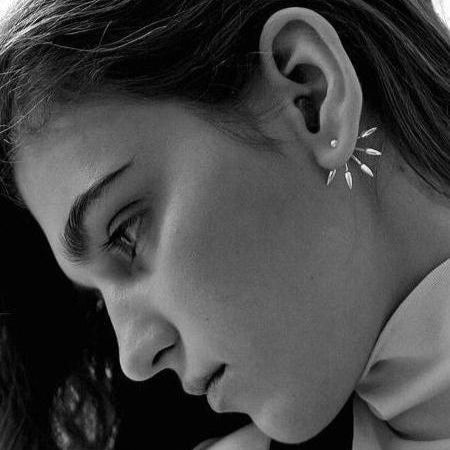 Five Spike Earrings, Silver by Pamela Love - At Present Jewelry