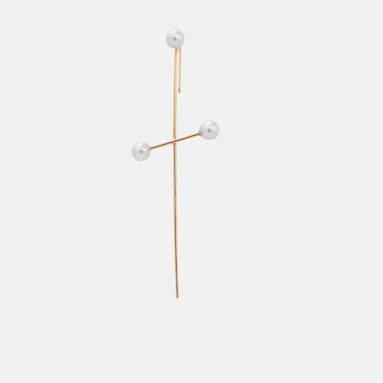 Perla Needle Earring by Labulgara - At Present Jewelry