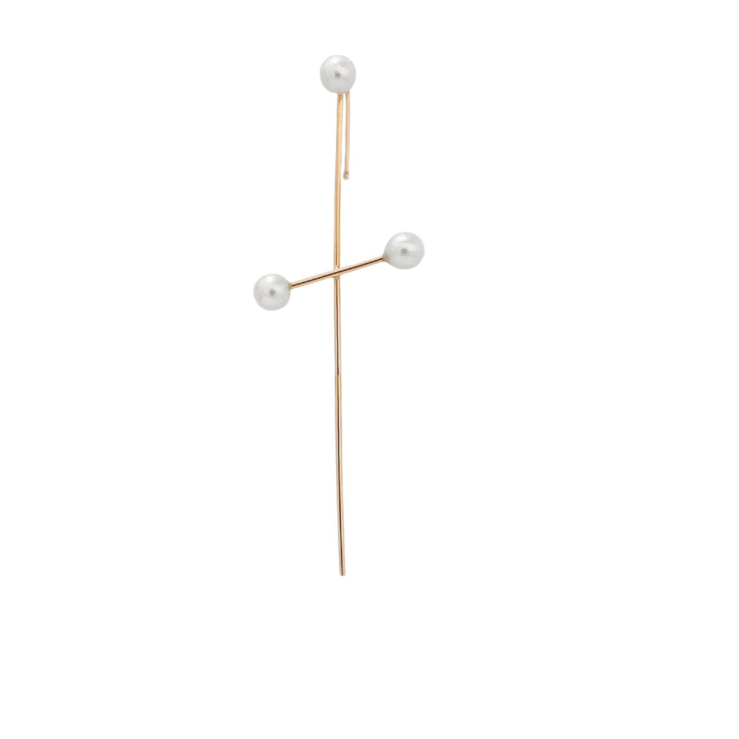 Perla Needle Earring by Labulgara - At Present Jewelry