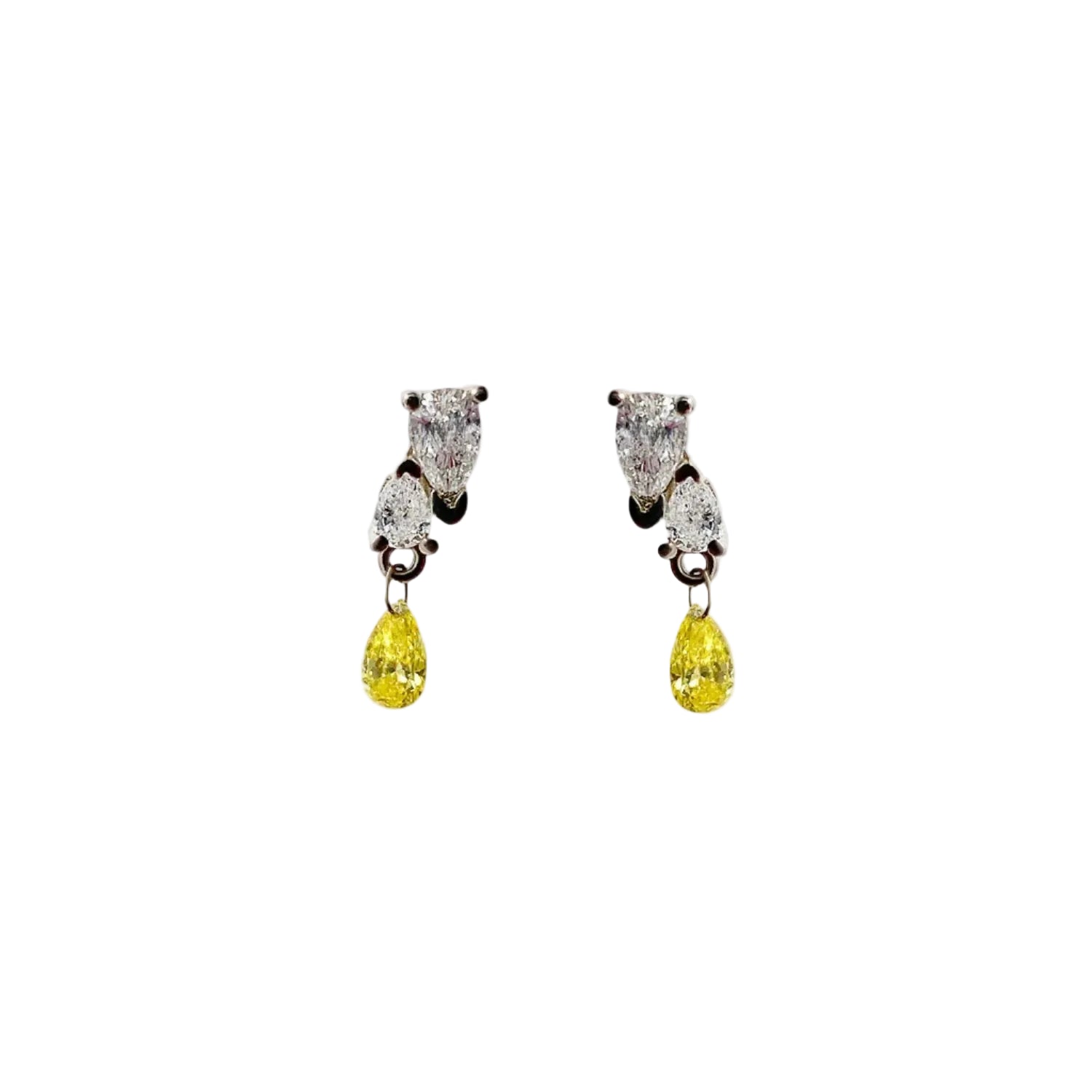 Me and You Canary Dangle Earring by Labulgara - At Present Jewelry