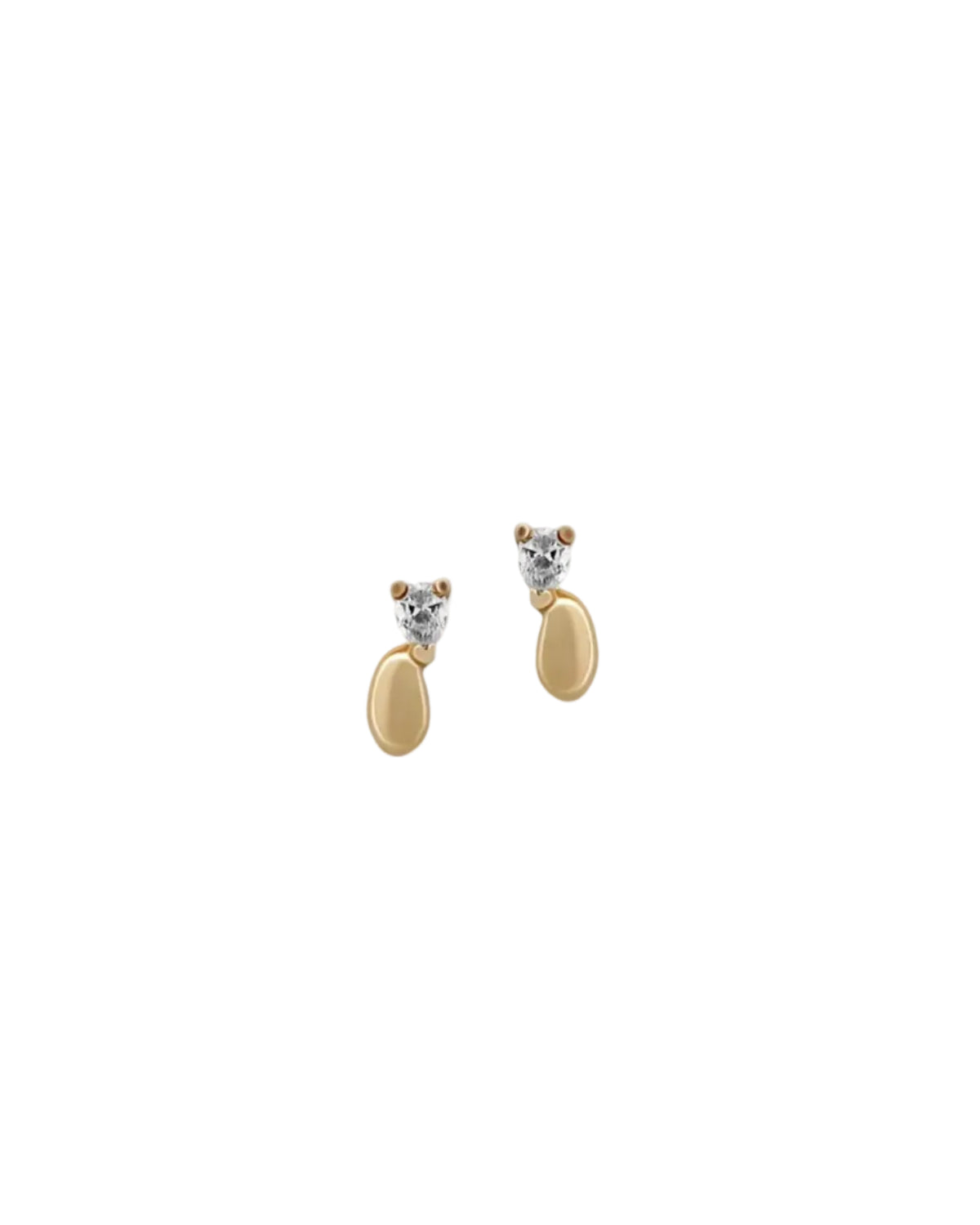 Dewdrop Diamond and Gold Earring by Labulgara - At Present Jewelry