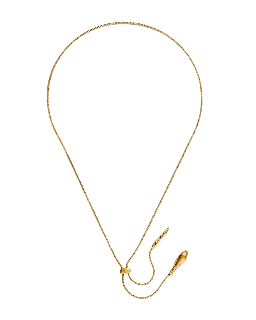 Ariadne Lariat, Gold by Pamela Love - At Present Jewelry