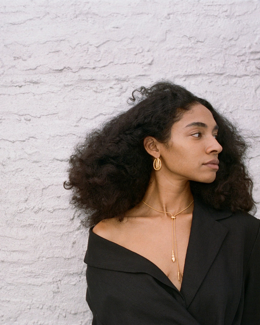 Ariadne Lariat, Gold by Pamela Love - At Present Jewelry