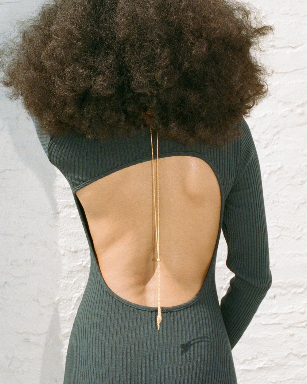 Ariadne Lariat, Gold by Pamela Love - At Present Jewelry