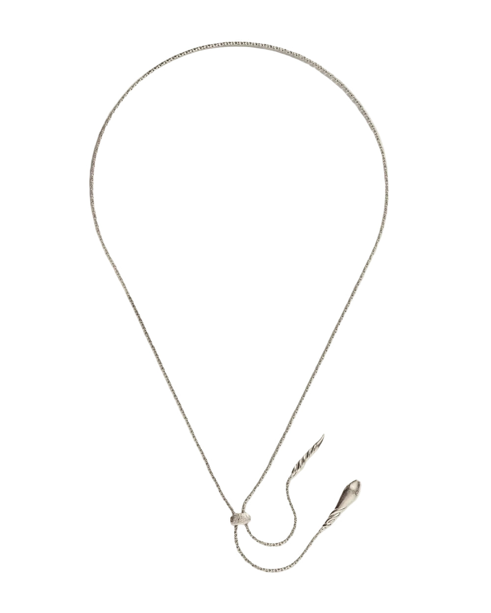 Ariadne Lariat, Silver by Pamela Love - At Present Jewelry