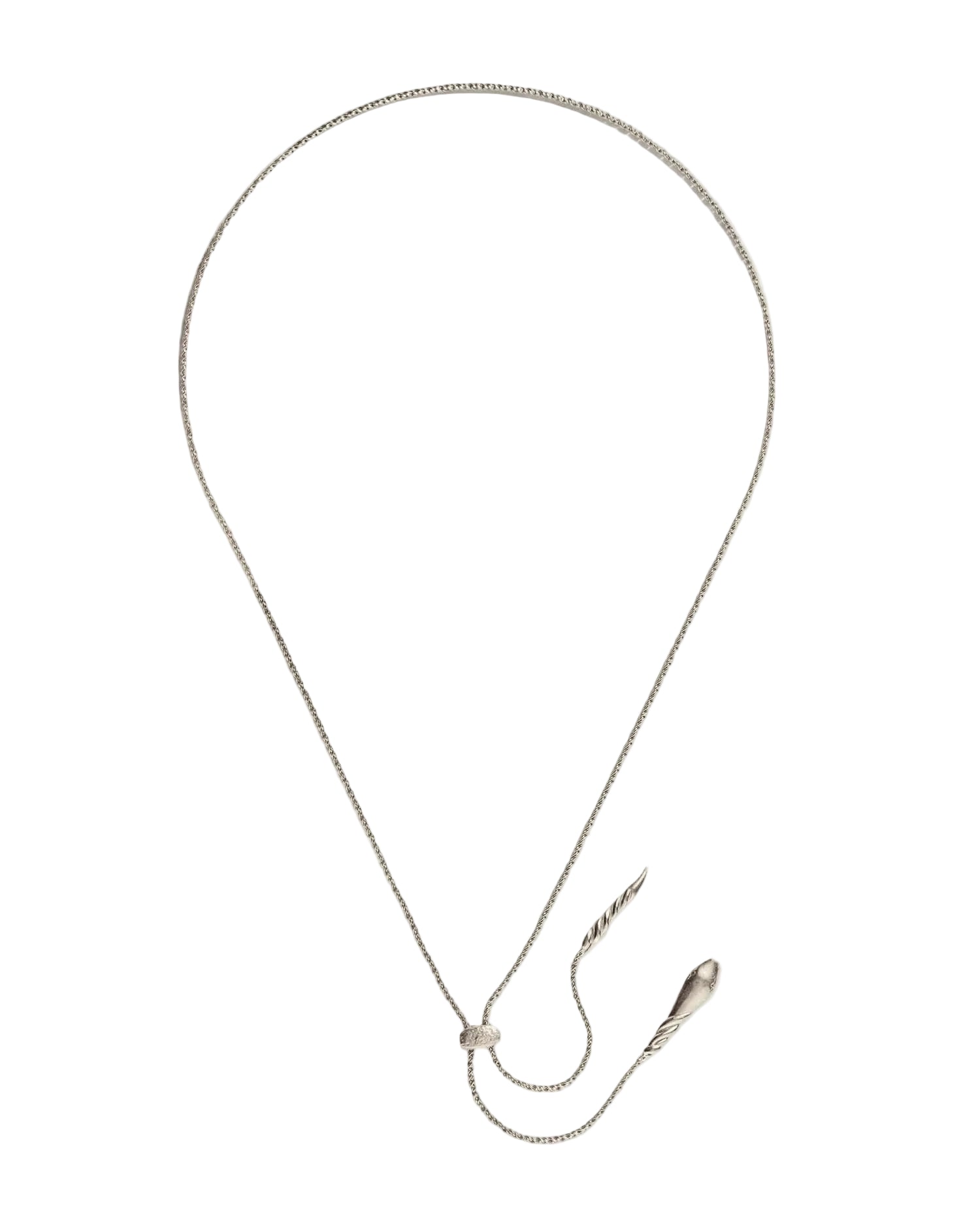 Ariadne Lariat, Silver by Pamela Love - At Present Jewelry