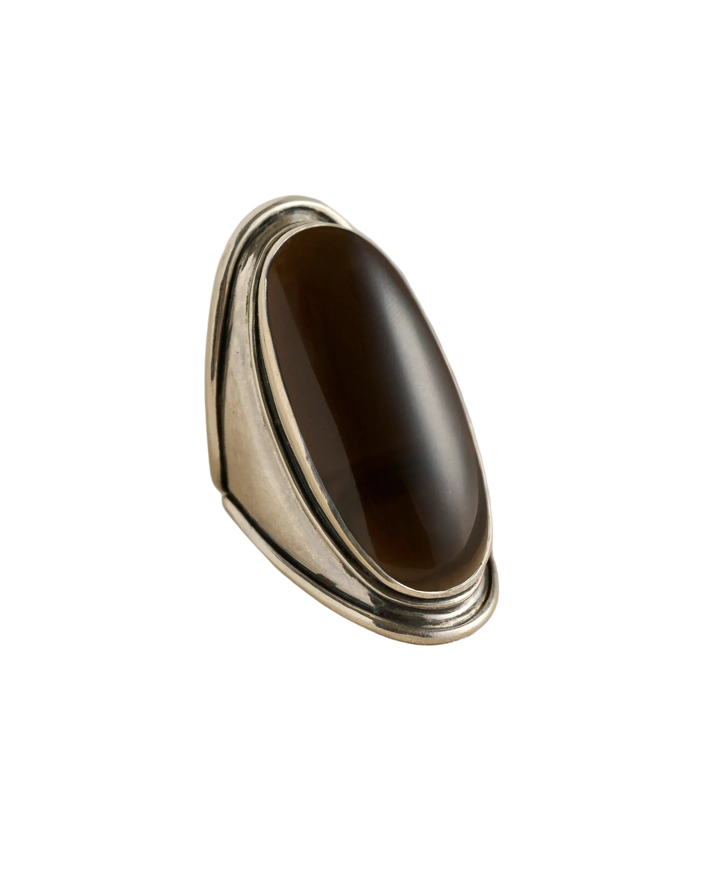 Mood Ring, Smoky Quartz by Pamela Love - At Present Jewelry