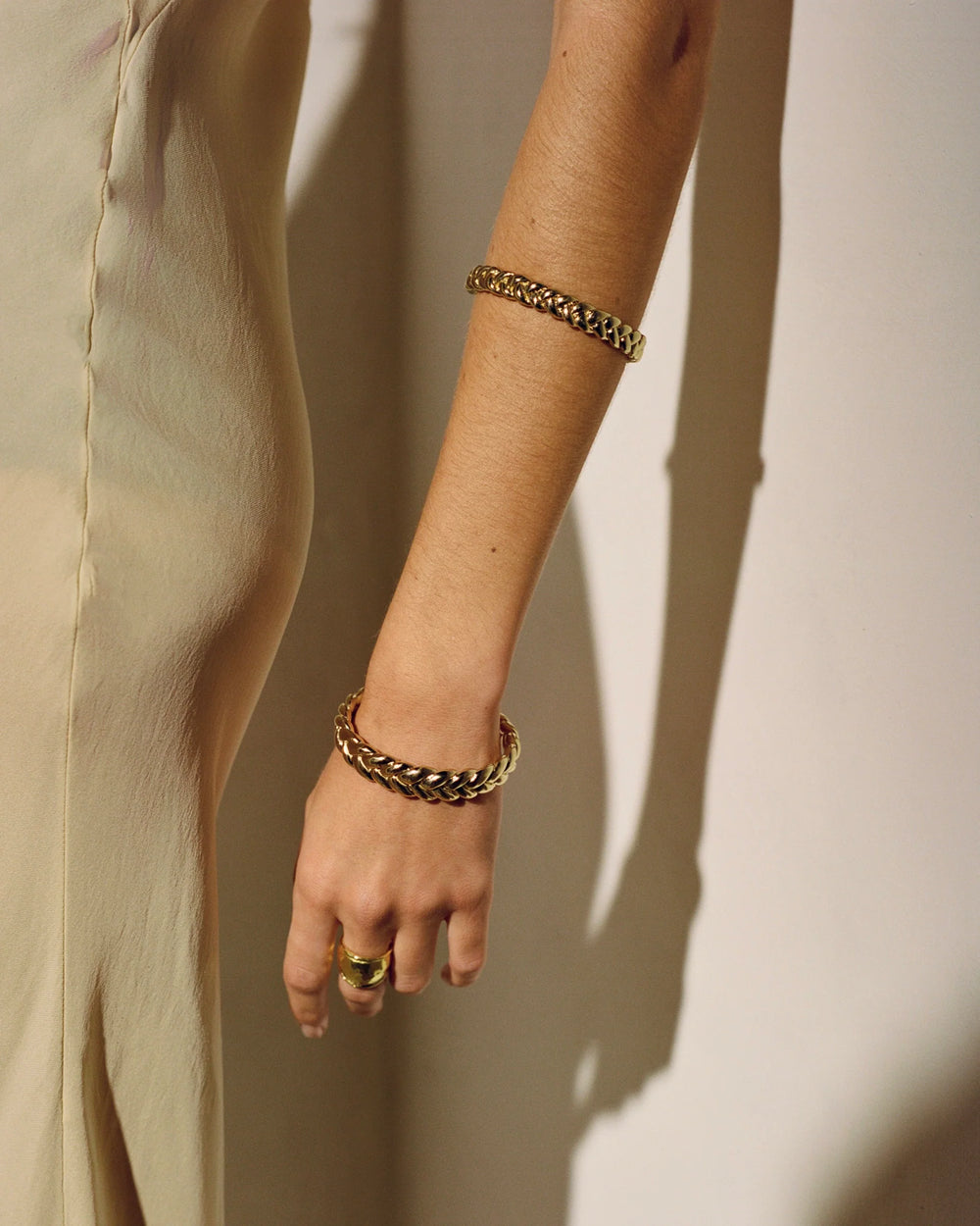 Pythia Bangle, Gold by Pamela Love - At Present Jewelry