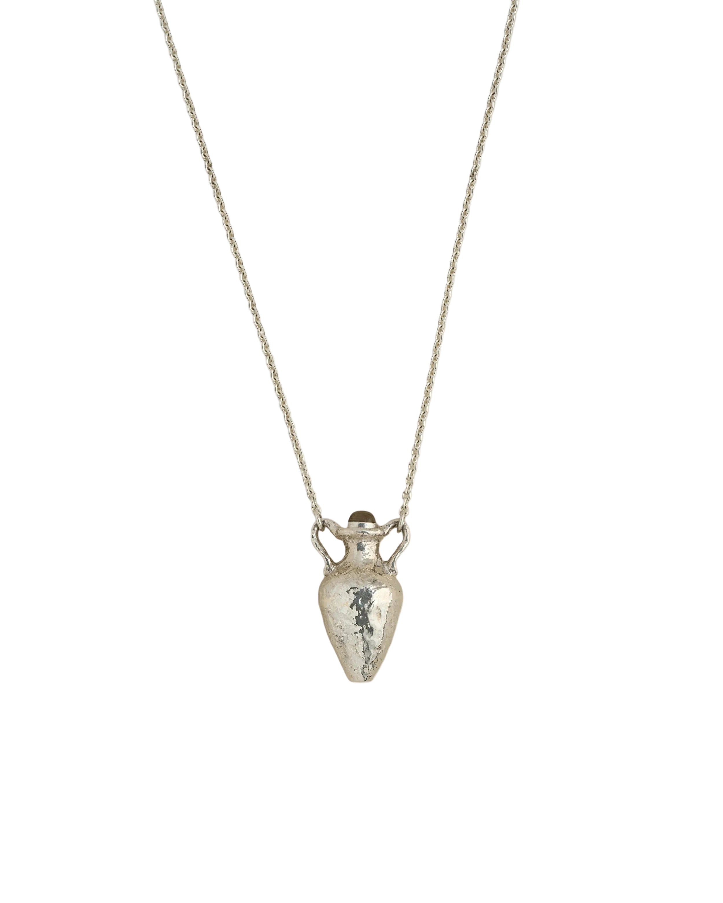 Perfume Amphora Necklace, Silver by Pamela Love - At Present Jewelry