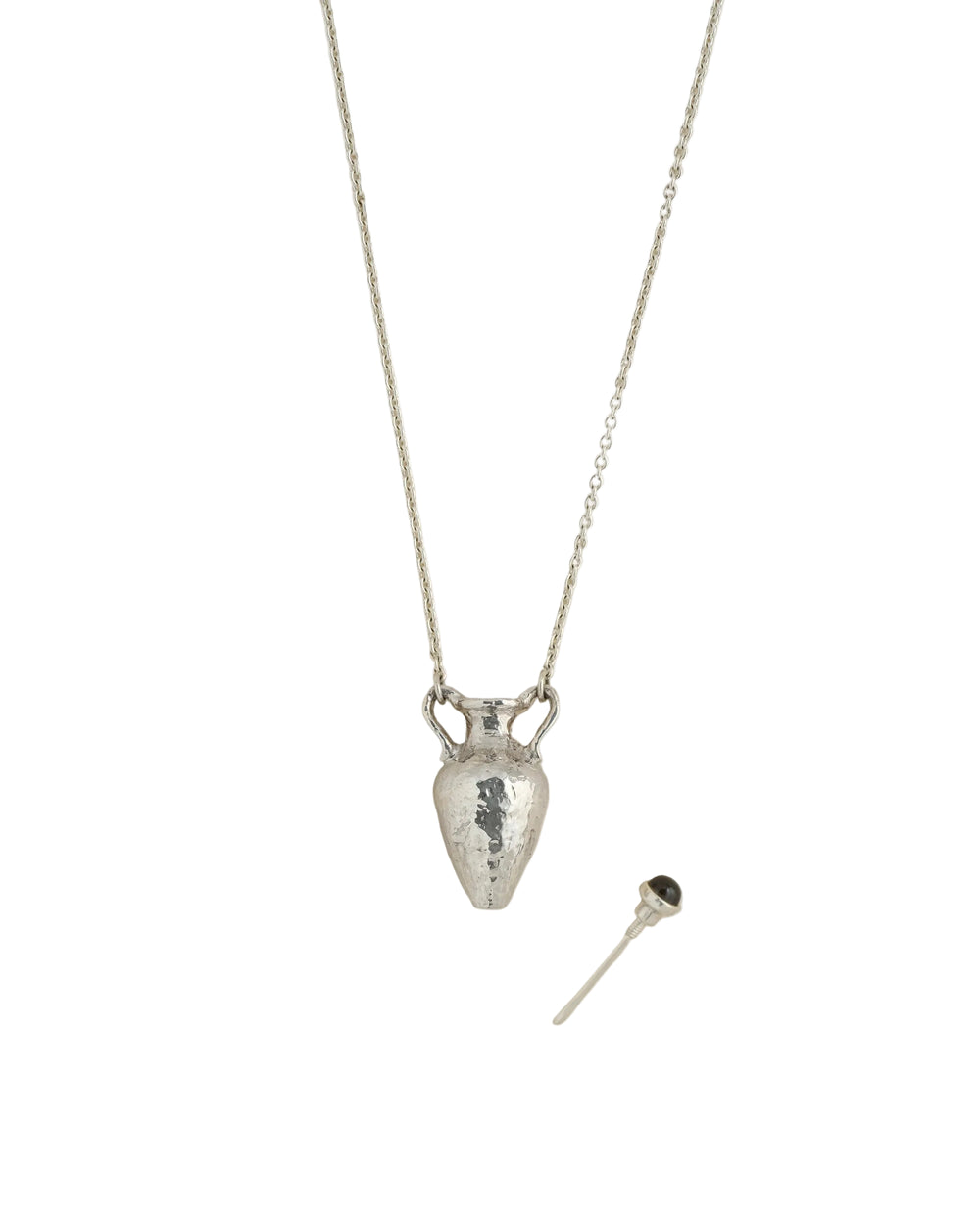 Perfume Amphora Necklace, Silver by Pamela Love - At Present Jewelry