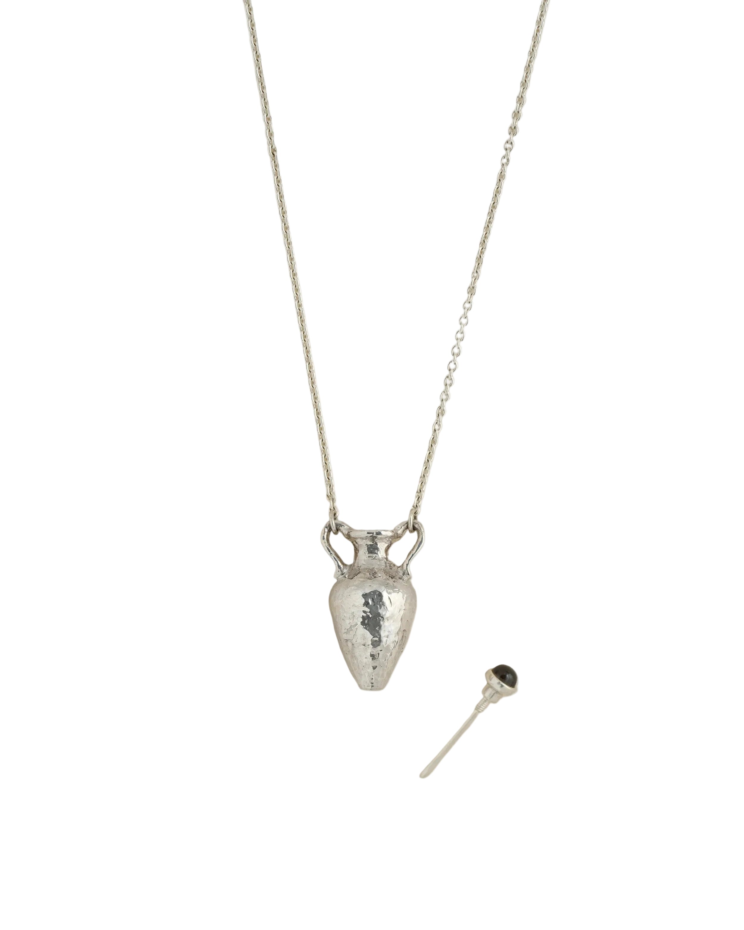 Perfume Amphora Necklace, Silver by Pamela Love - At Present Jewelry