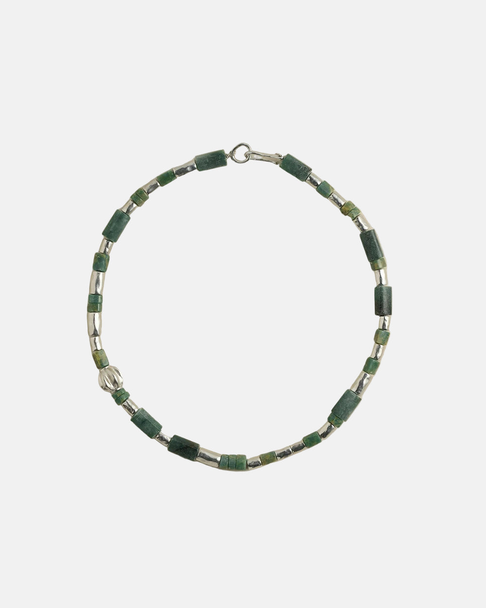 Valentine Necklace, Green Jade by Pamela Love - At Present Jewelry