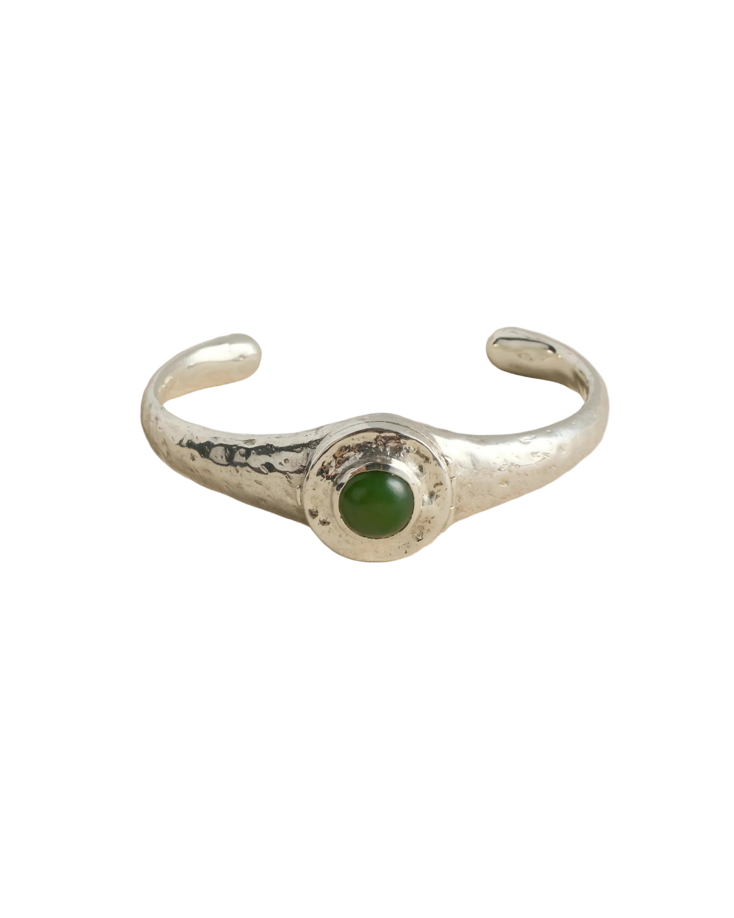 Vivianna Locket Cuff, Green Jade by Pamela Love - At Present Jewelry