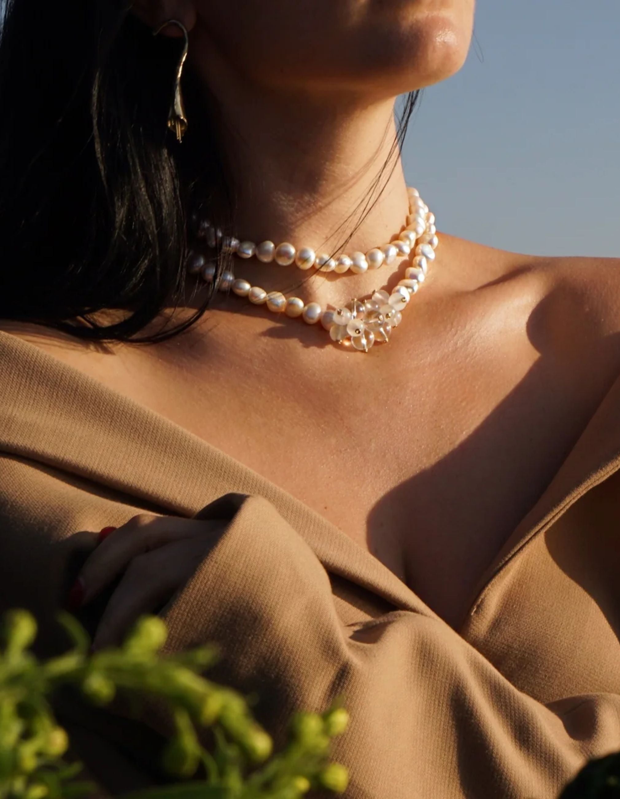 Pearl Cluster Collar