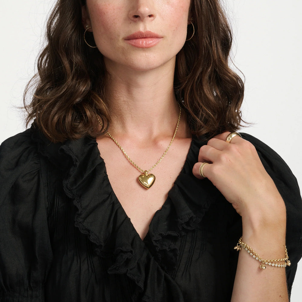 XL Helium Heart Pendant by Ariel Gordon Jewelry - At Present Jewelry