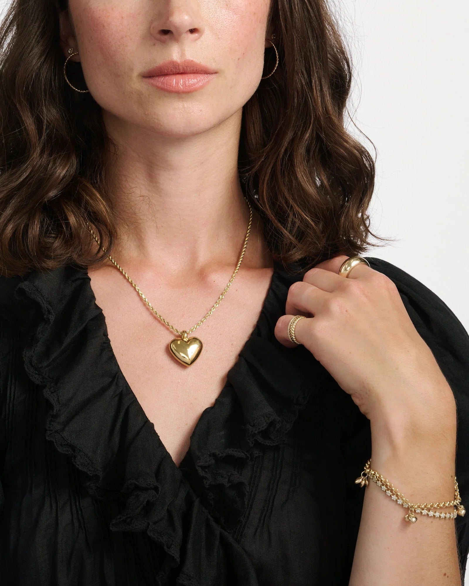 XL Helium Heart Pendant by Ariel Gordon Jewelry - At Present Jewelry