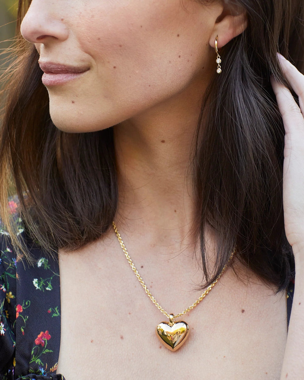 XL Helium Heart Pendant by Ariel Gordon Jewelry - At Present Jewelry