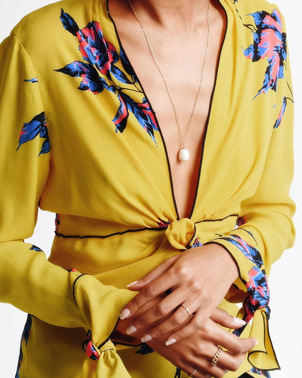 Baroque Pearl Drop Necklace by Ariel Gordon - At Present Jewelry