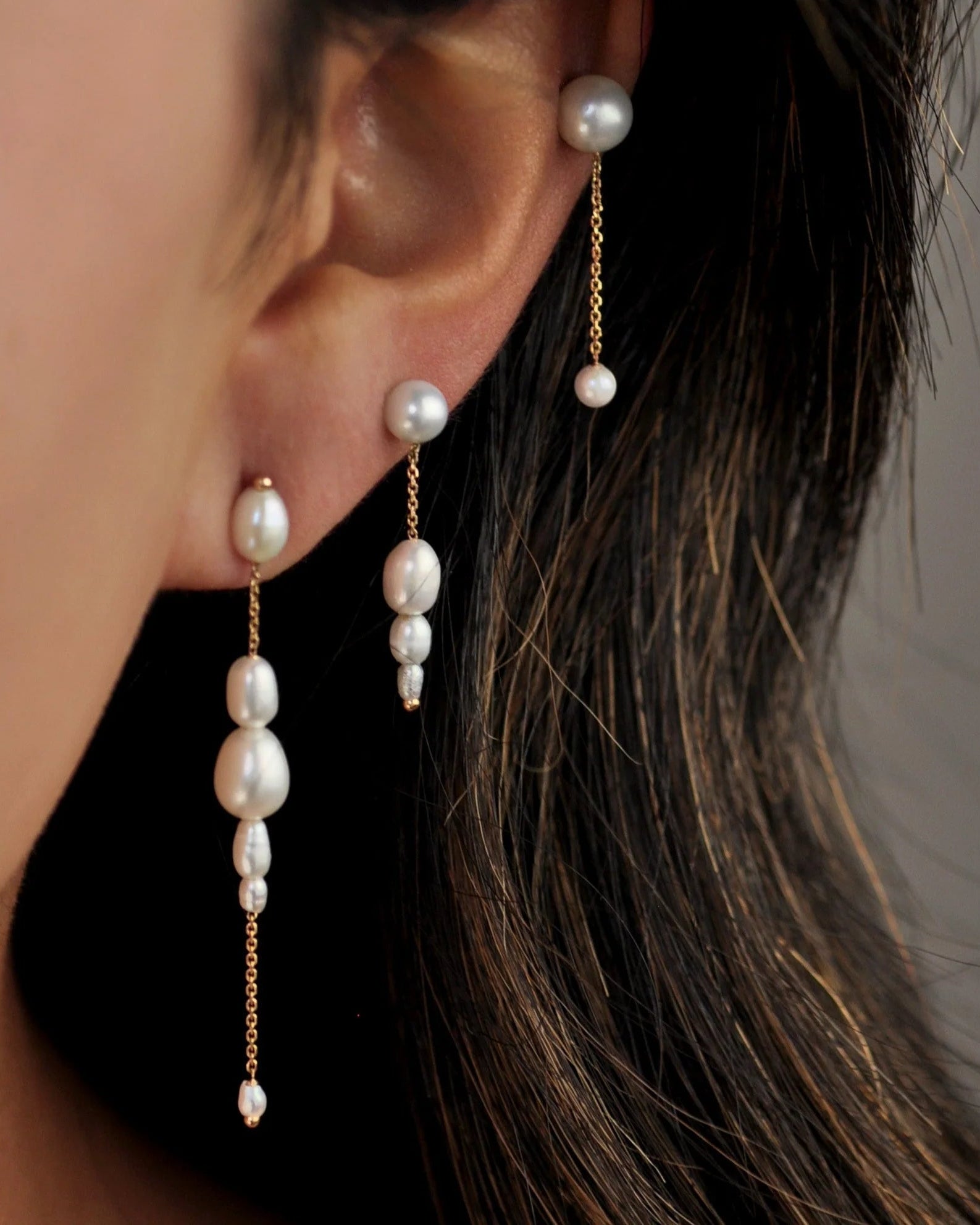 Petite Palazzo Earrings by White/Space - At Present Jewelry