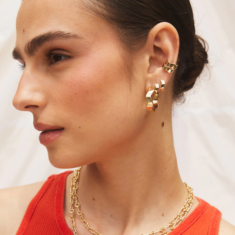 Thick Form Ear Cuff by Eriness - At Present Jewelry