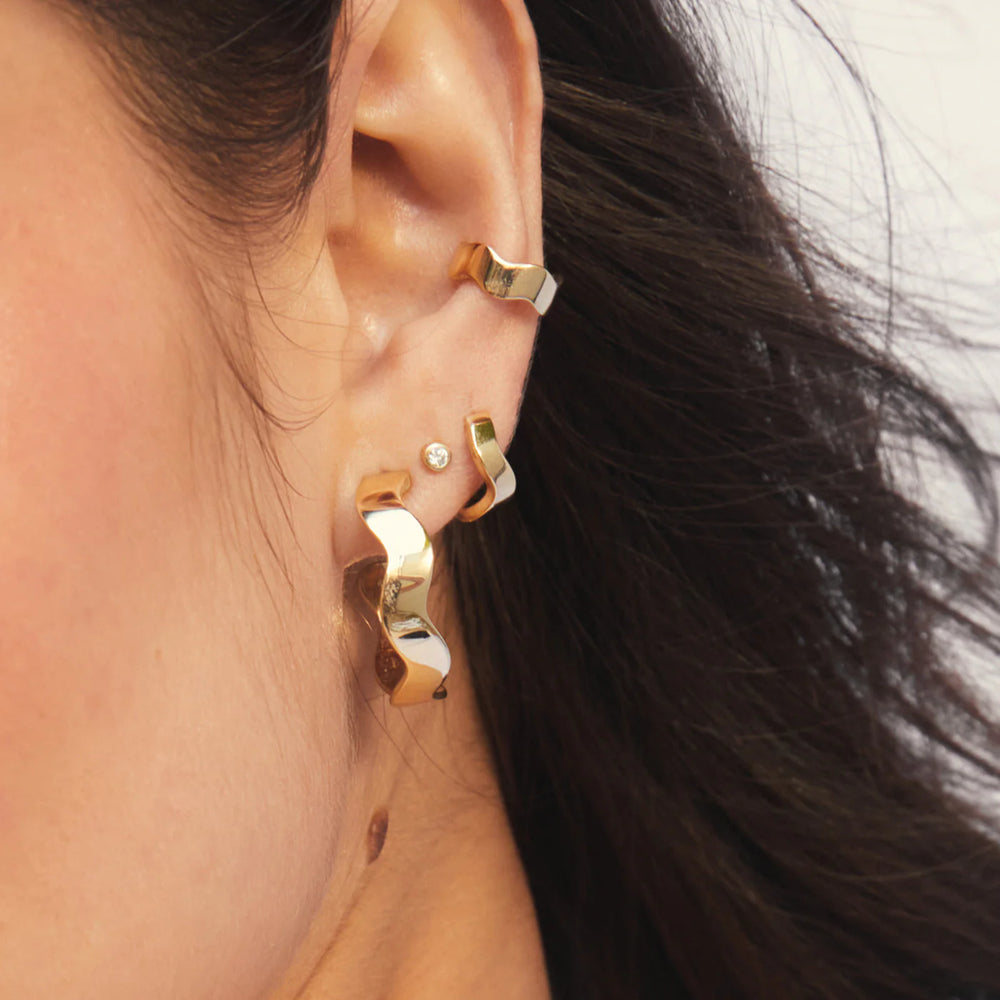 Thick Form Ear Cuff by Eriness - At Present Jewelry