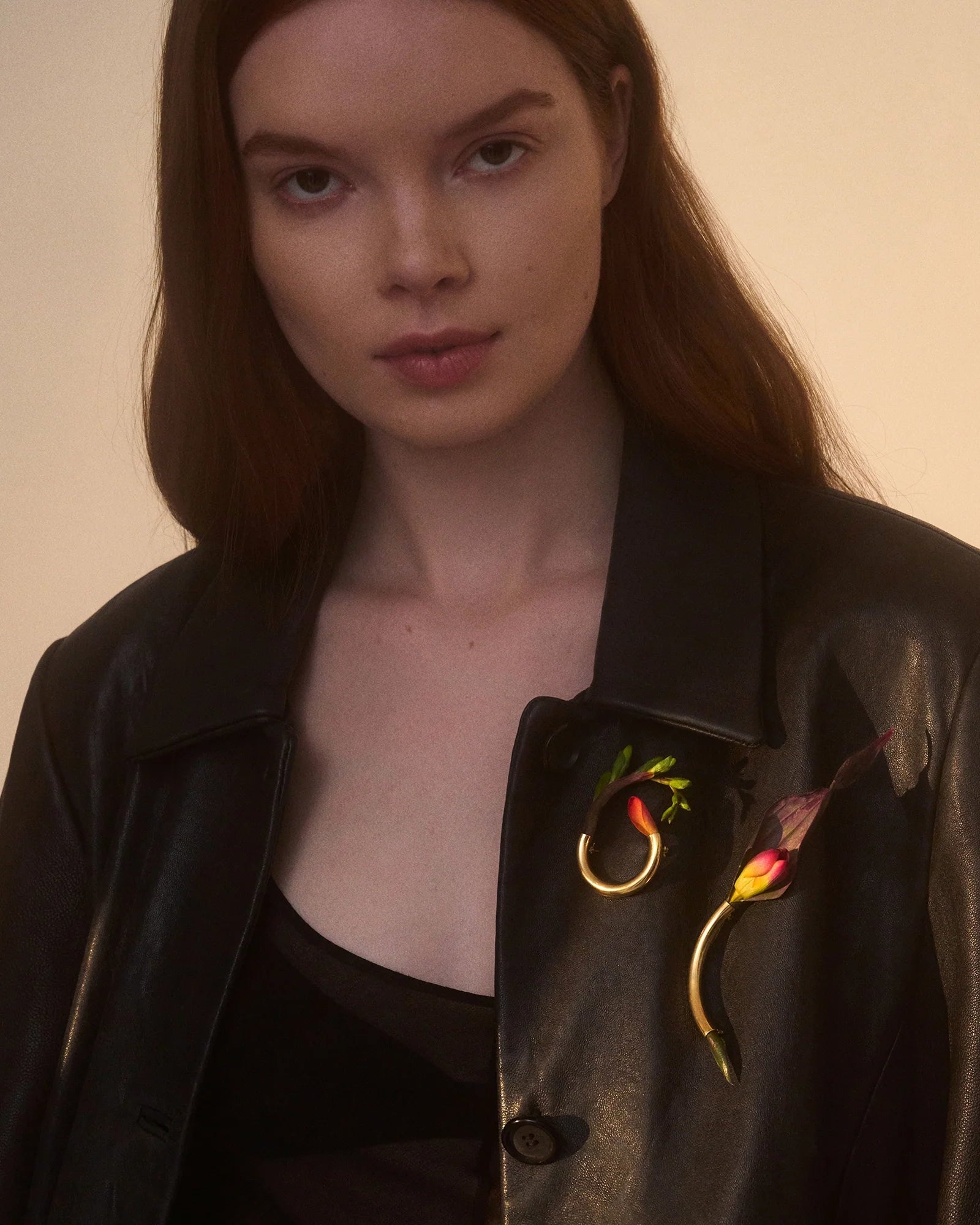 Botanical Brooch in Gold by Lady Grey - At Present Jewelry