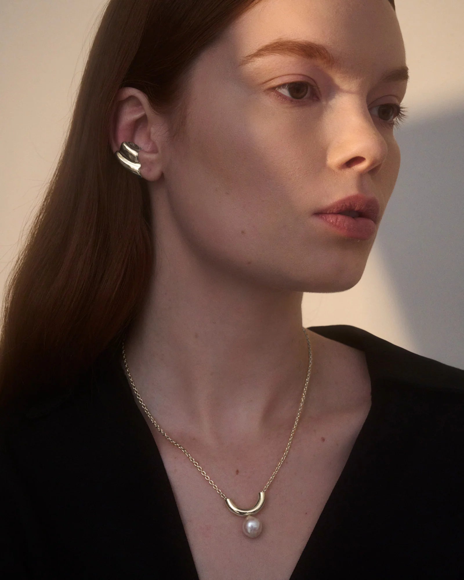 Conch Ear Cuff in Silver by Lady Grey - At Present Jewelry