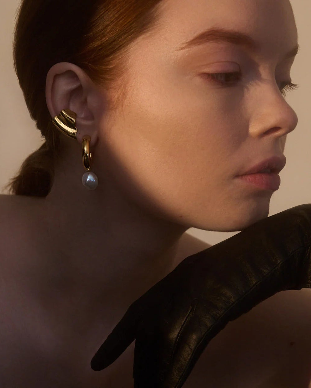Conch Ear Cuff in Gold by Lady Grey - At Present Jewelry