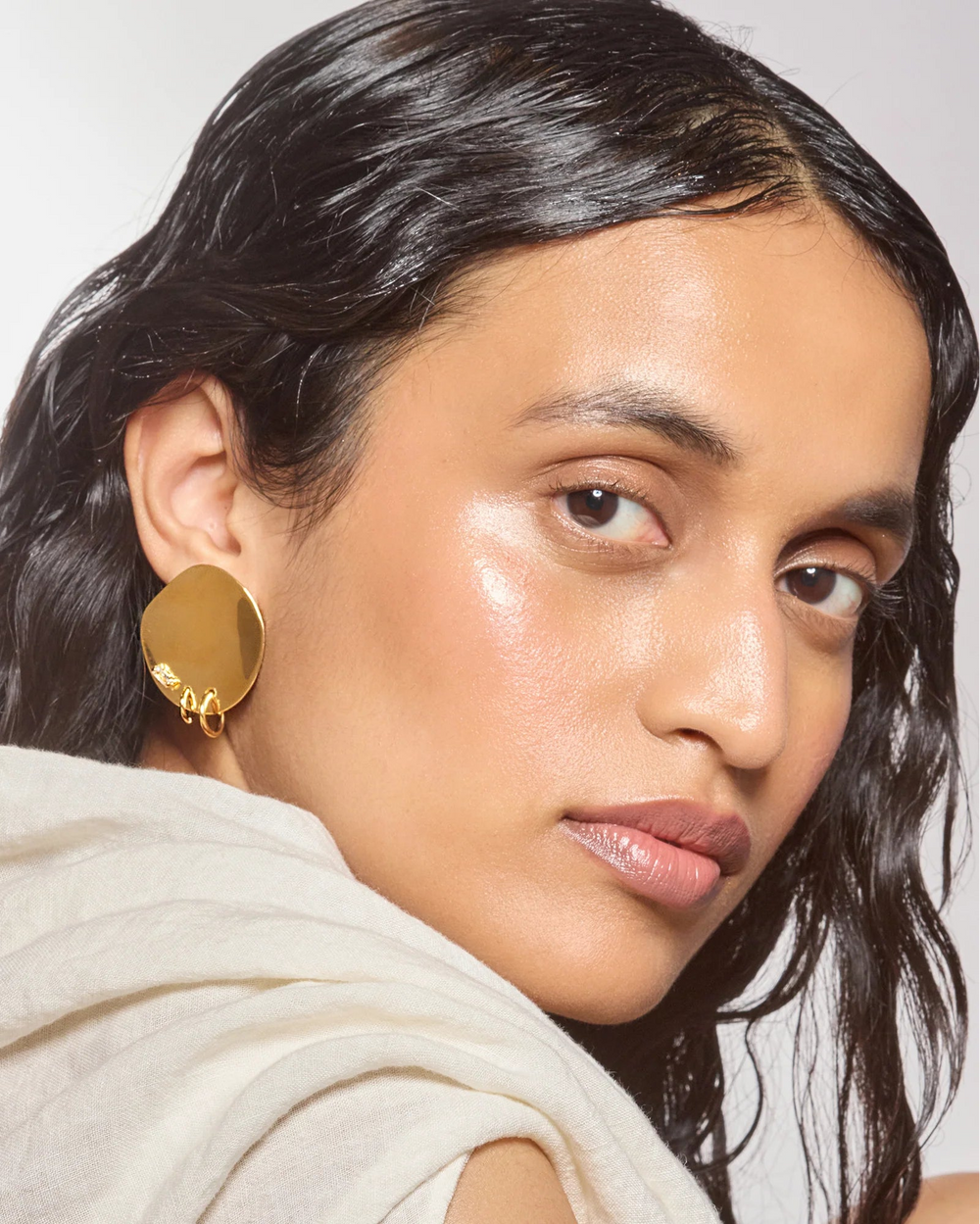 Ina Earrings in Gold by Lady Grey - At Present Jewelry