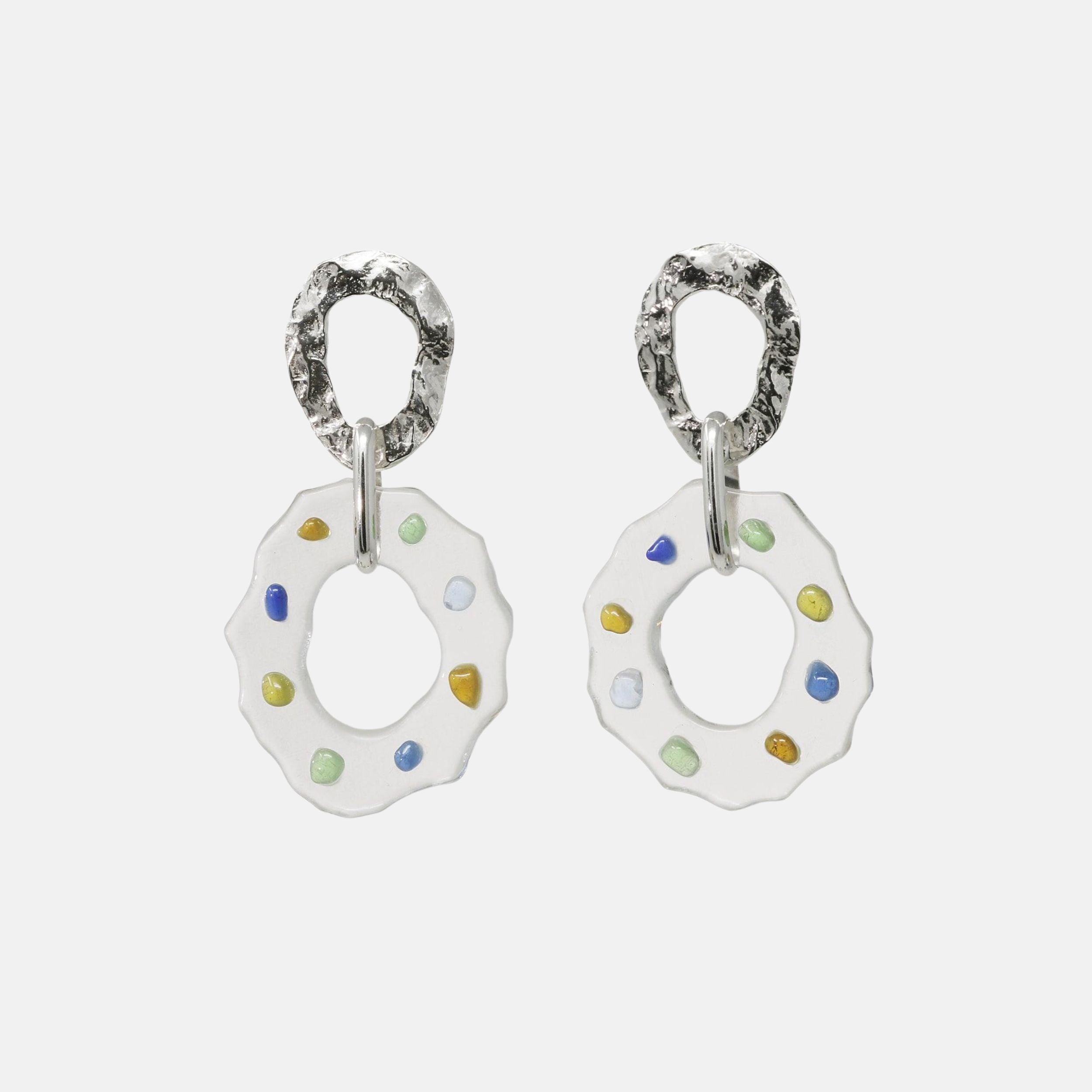 High Tide Earrings in Spectrum by CLED - At Present Jewelry