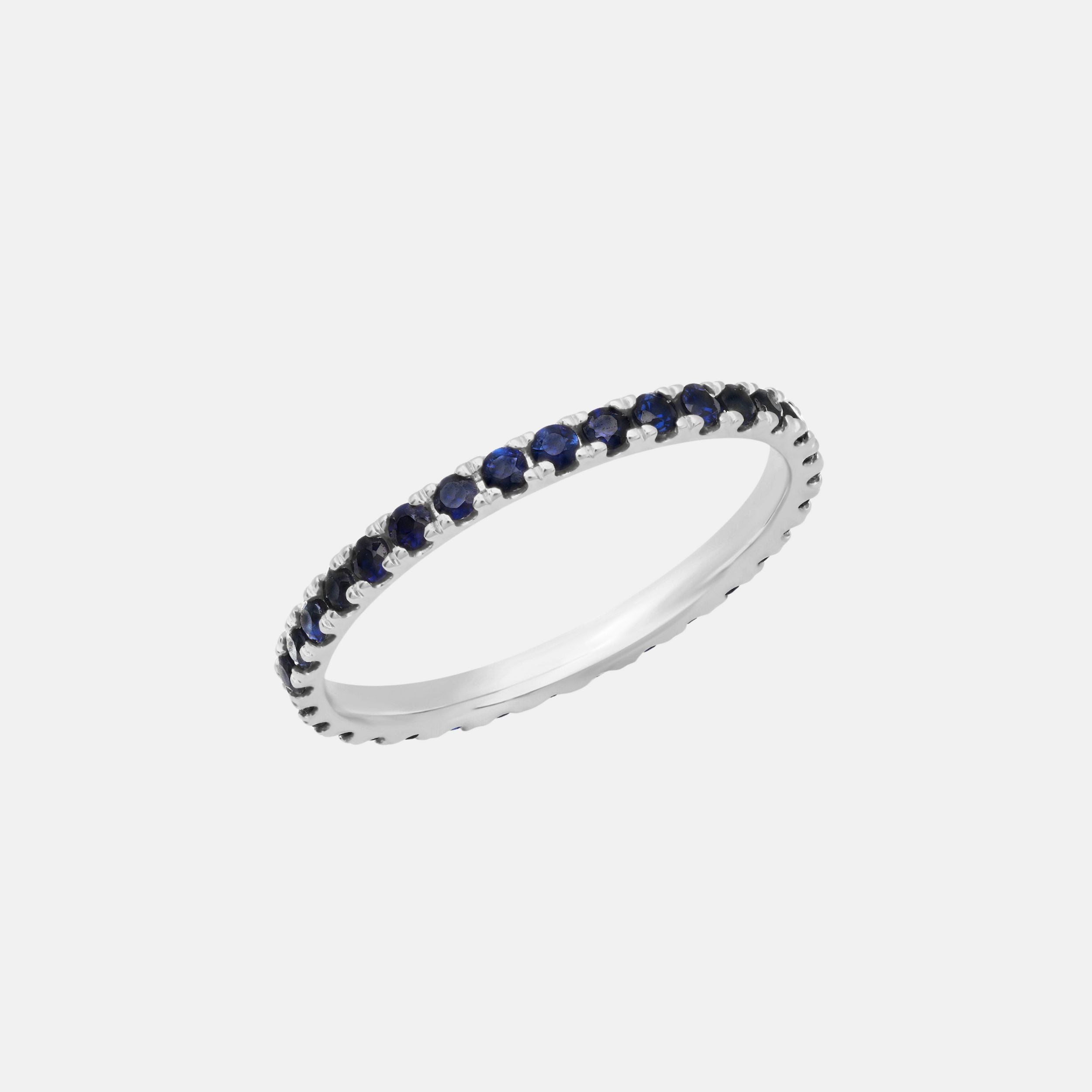 Standard Sapphire Eternity Band by Eriness - At Present Jewelry