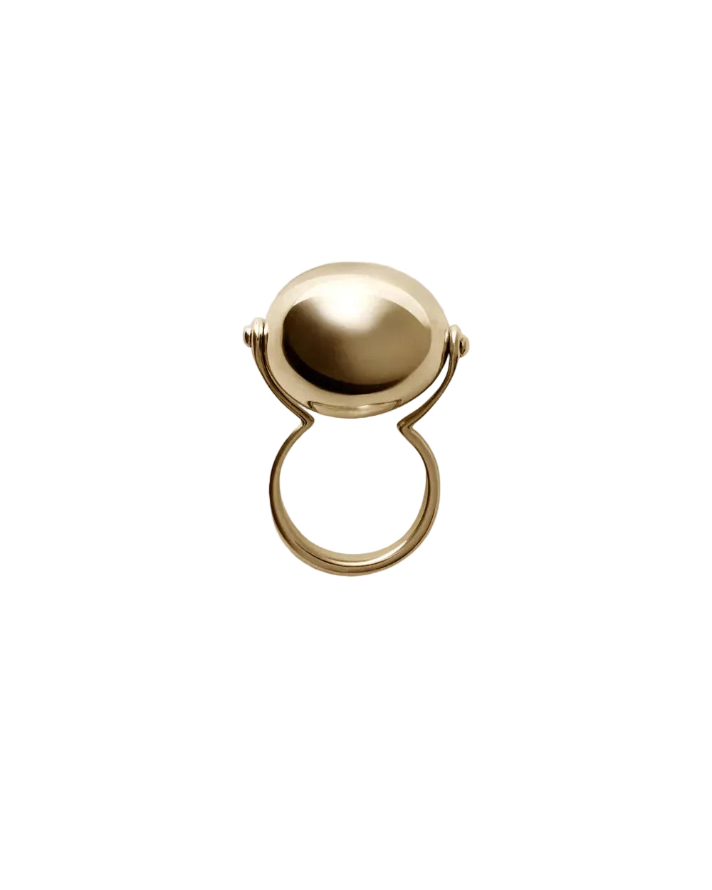 Large Ellipse Ring by Annika Inez - At Present Jewelry