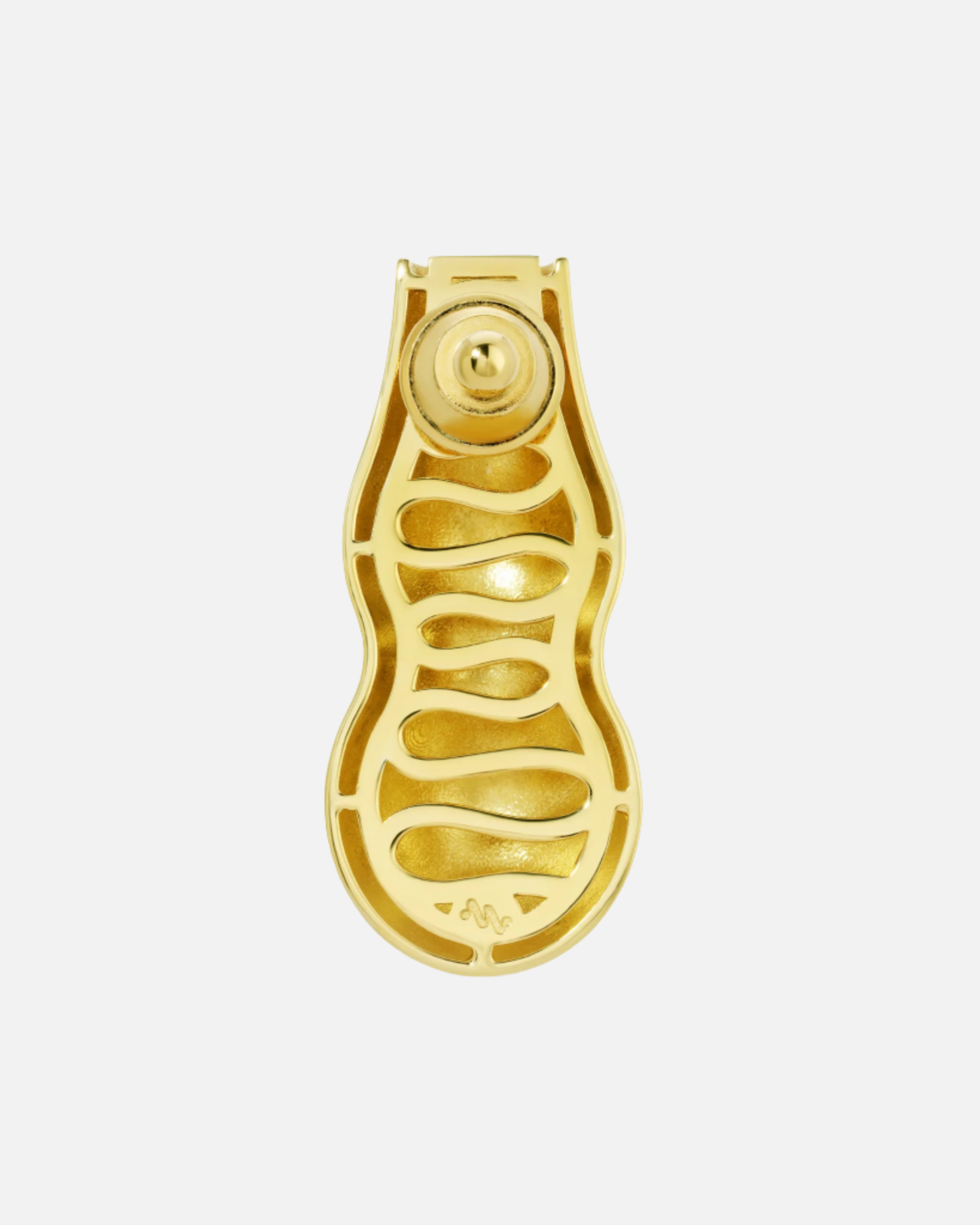 Vase Brooch, Gold by Monbouquette - At Present Jewelry