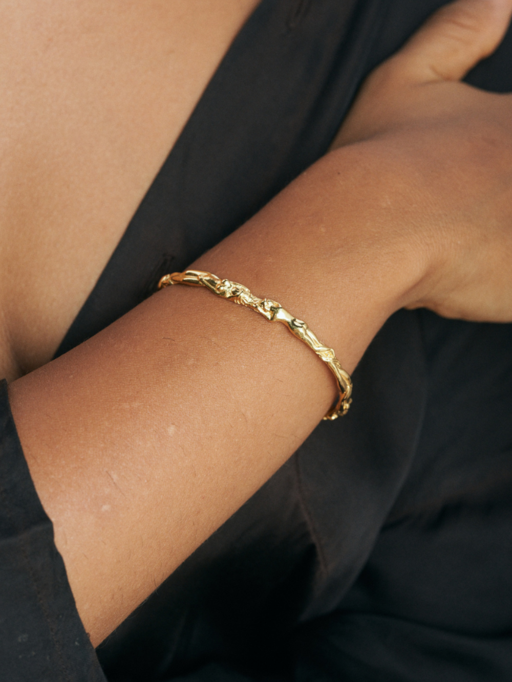 Sleeping Venus' Cuff by Carina Hardy - At Present Jewelry