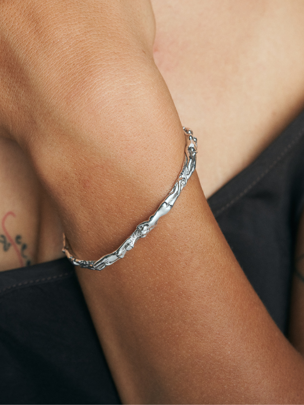 Sleeping Venus' Cuff by Carina Hardy - At Present Jewelry