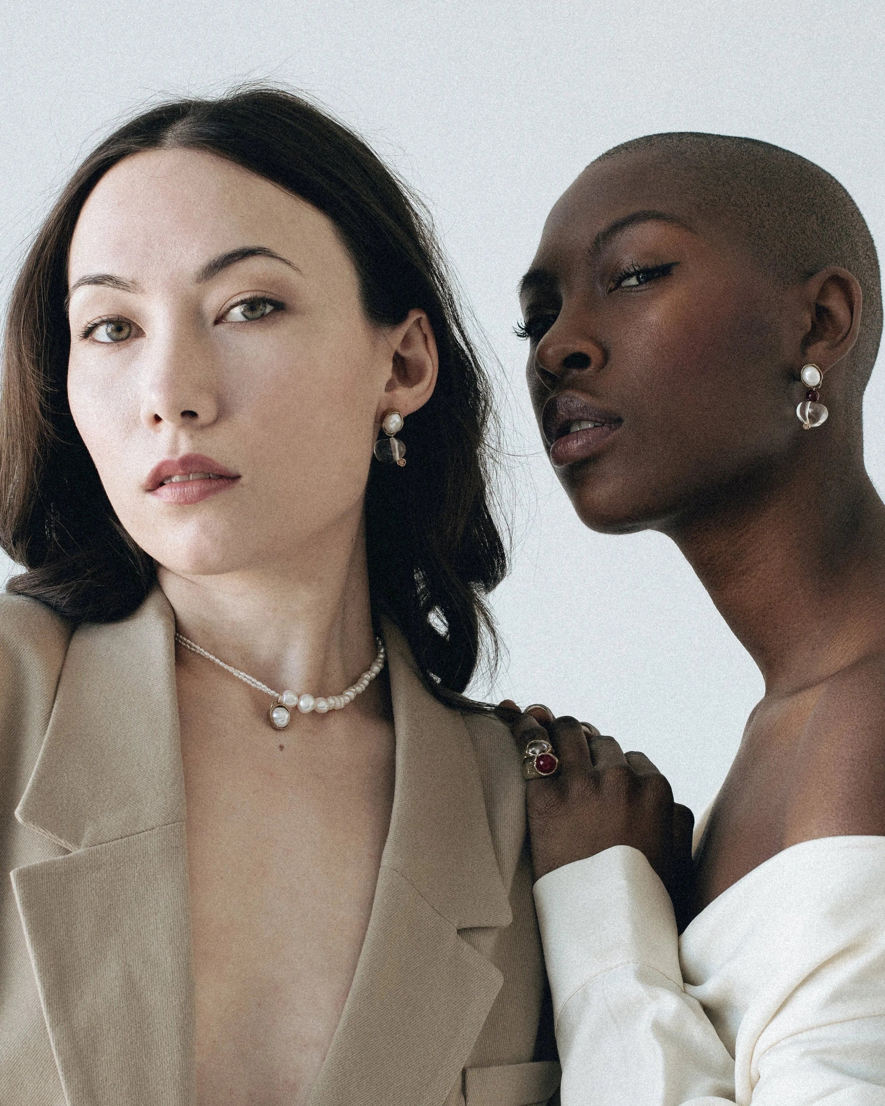 Petite Mix Pearl Collar by Anita Berisha - At Present Jewelry