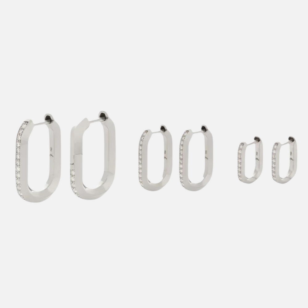 18k Vault Hoops by James Banks Design - At Present Jewelry