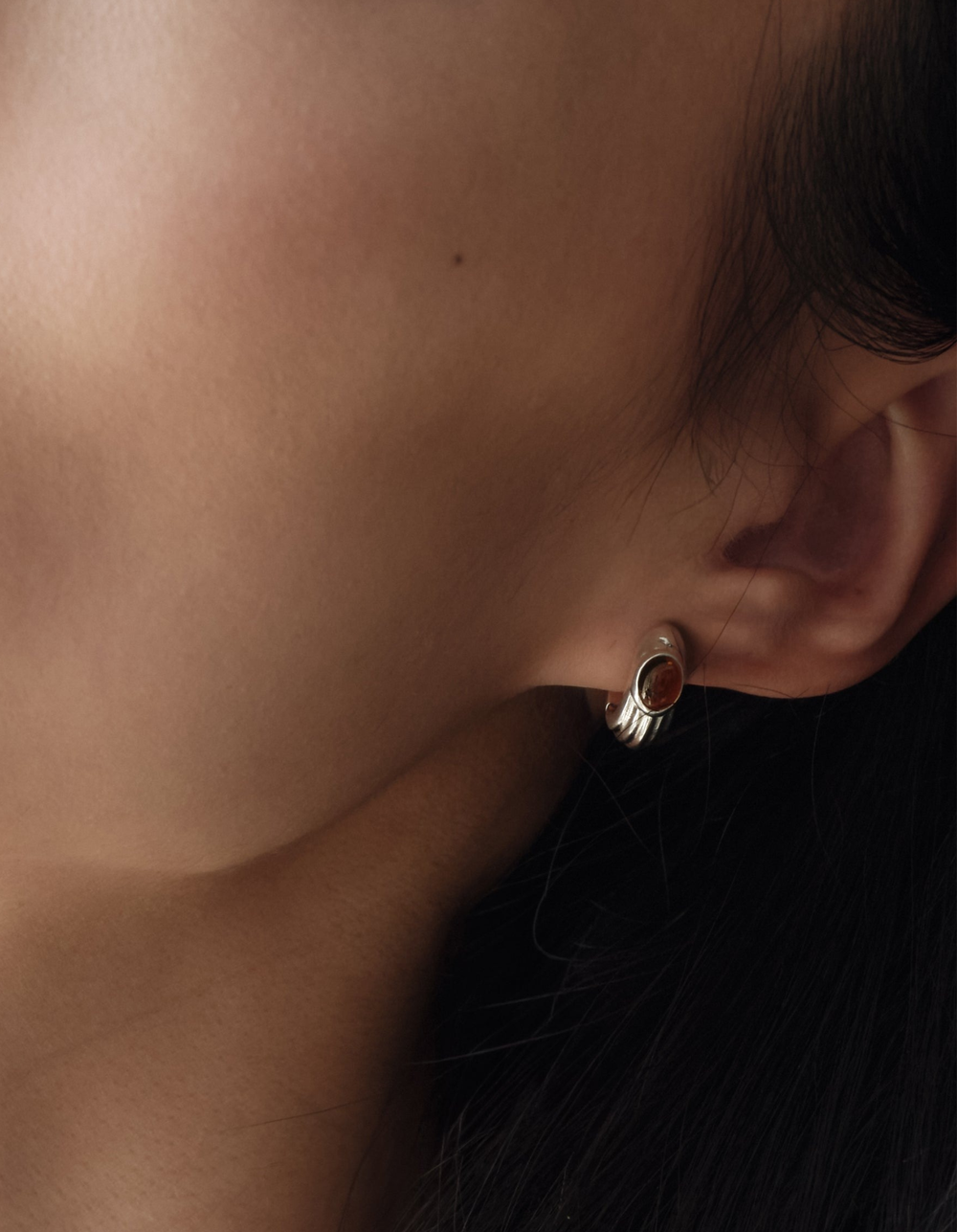 Scallop Hoop Earrings