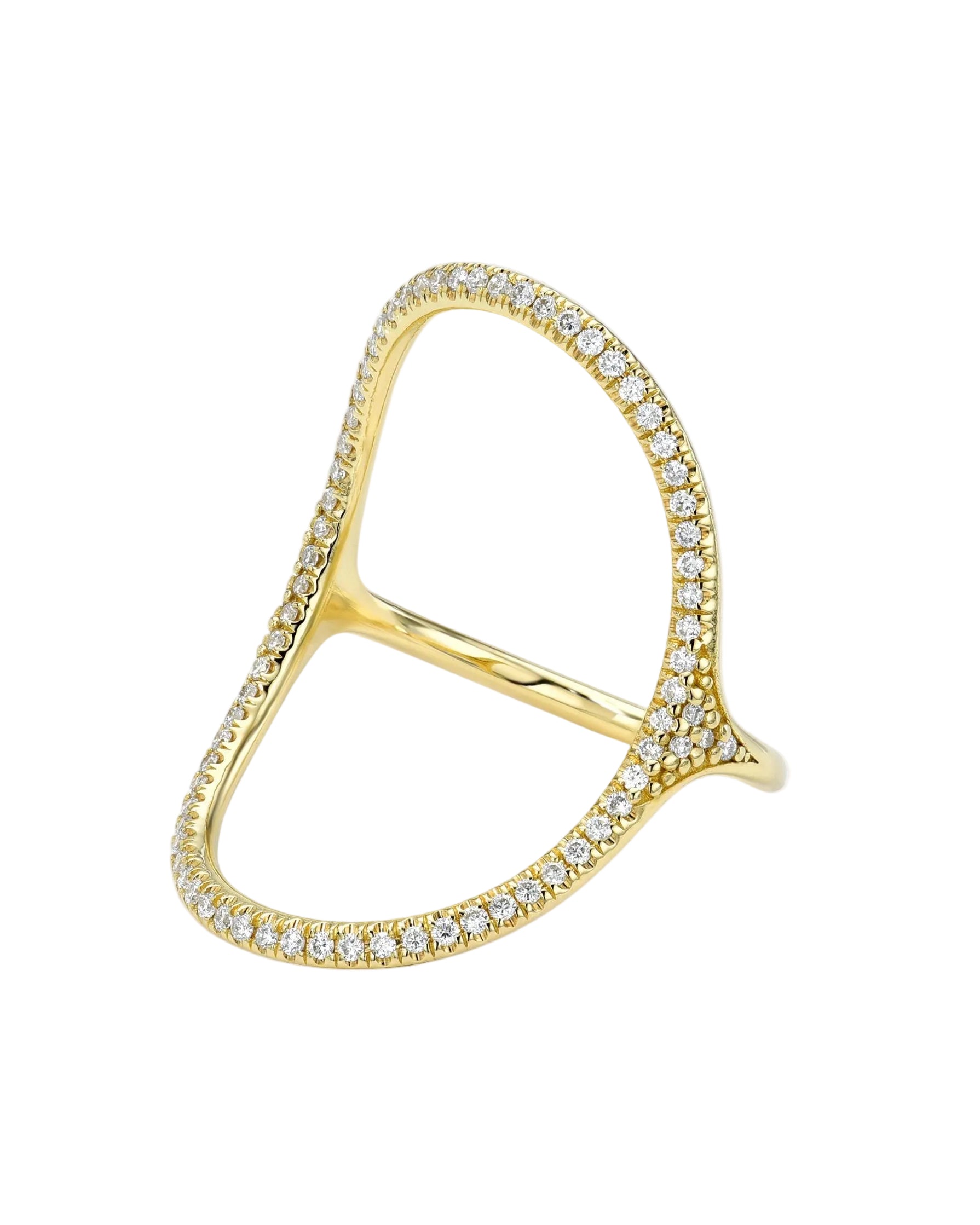 Continuity Pavé Ring by White/Space - At Present Jewelry