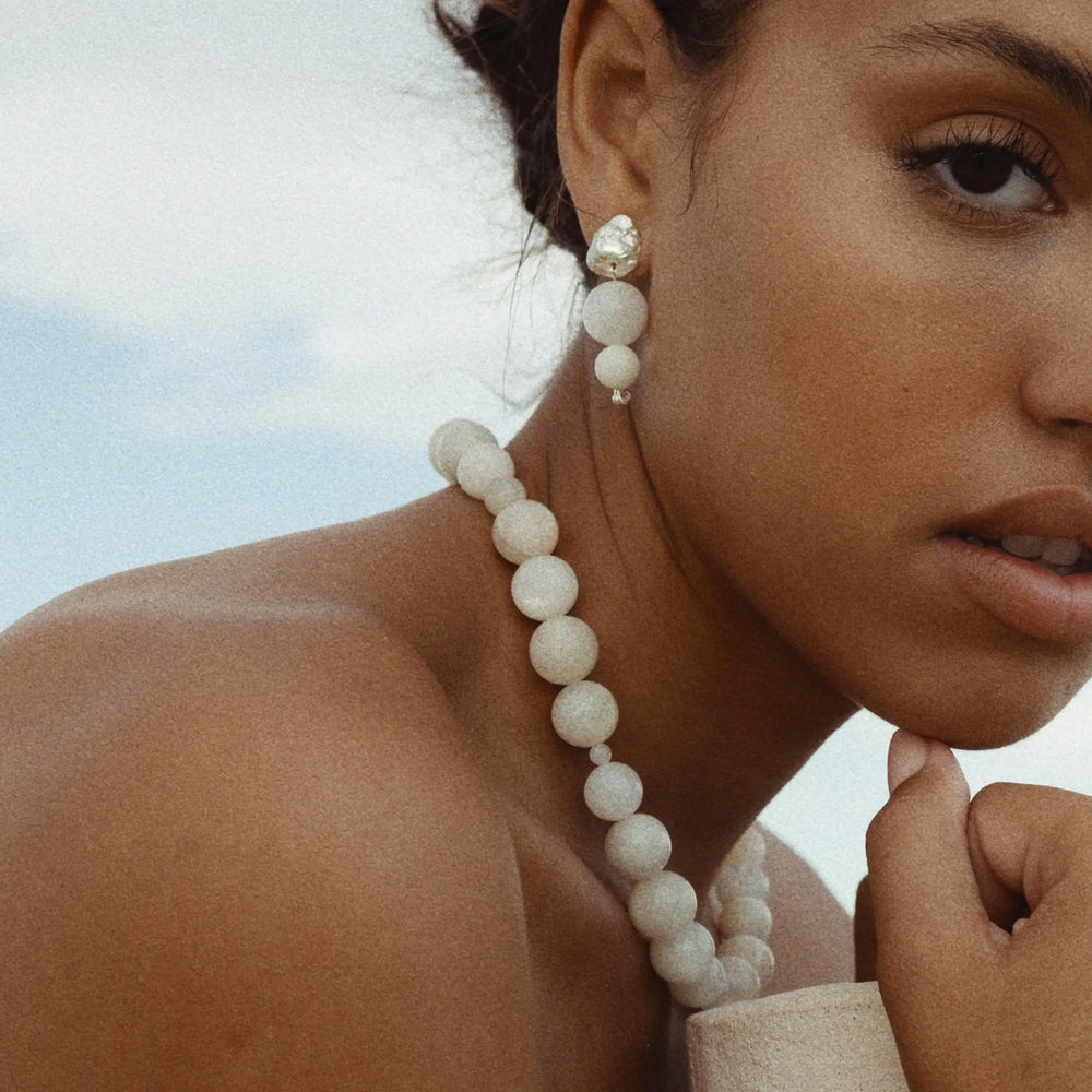 Blue Moon Earrings by Anita Berisha - At Present Jewelry