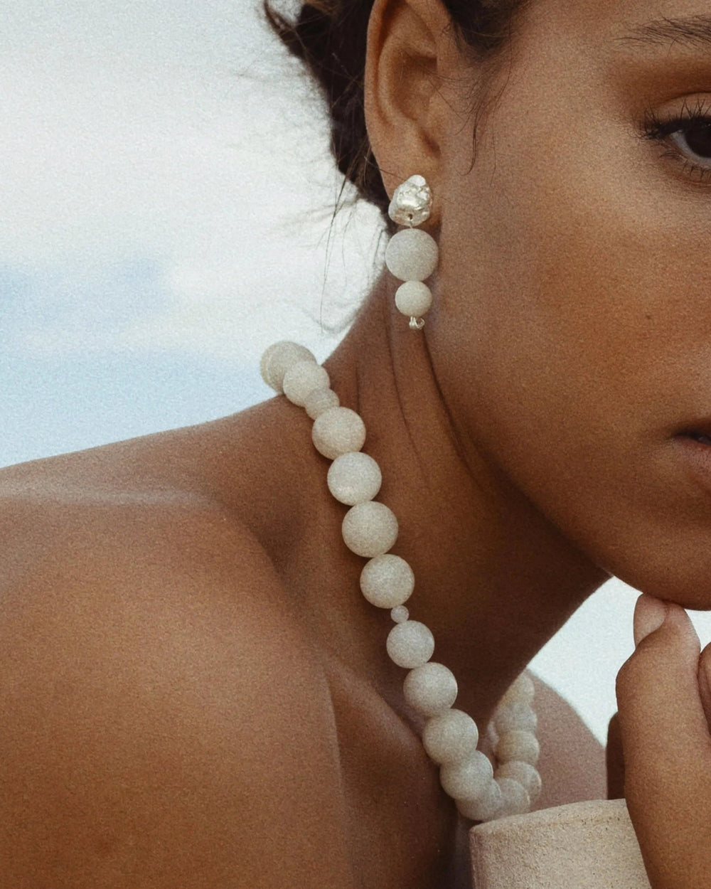 Blue Moon Earrings by Anita Berisha - At Present Jewelry