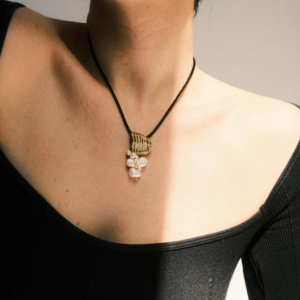 The Sound of Waves Pendant by Anita Berisha - At Present Jewelry